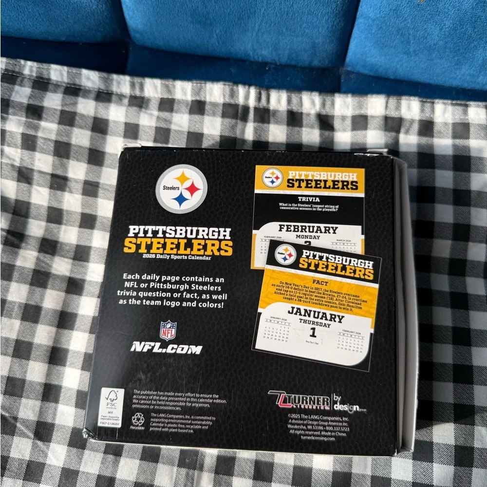 Pittsburgh Steelers 2026 Daily Desk Sports Calendar